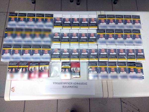 Μεσσηνία: Σύλληψη στην Τρίοδο με 111 πακέτα λαθραίων τσιγάρων