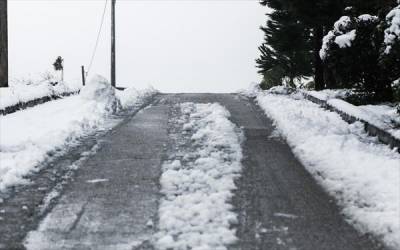 Χιόνισε στην ορεινή Πελοπόννησο