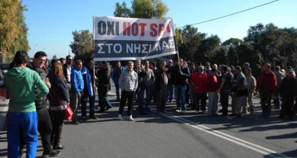 Κως: Επεισόδια με ΜΑΤ και κατοίκους που διαμαρτύρονται για την κατασκευή hotspot