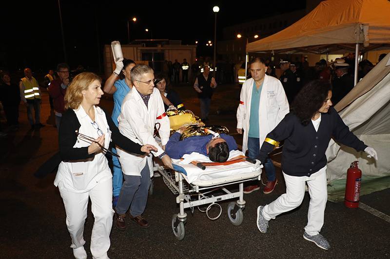 Ασκηση μερικής εκκένωσης του Νοσοκομείου Καλαμάτας
