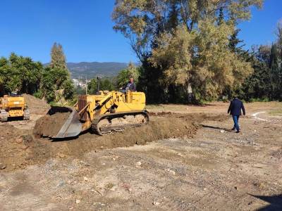 Προχωρούν οι εργασίες στο Ανοιχτό Θέατρο