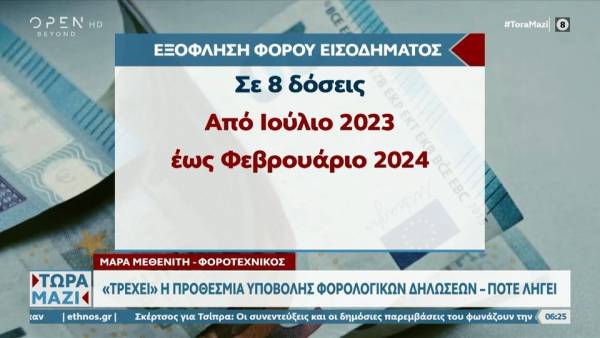 «Τρέχει» η προθεσμία υποβολής φορολογικών δηλώσεων - Πότε λήγει (βίντεο)