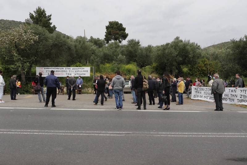 Μεσσηνία: Συγκέντρωση διαμαρτυρίας για τα απορρίμματα στην Καλλιρρόη (βίντεο)