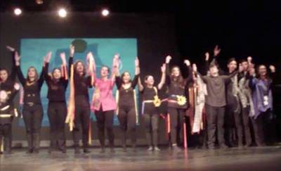 «Ο ήλιος ο ηλιάτορας» από μαθητές του 1ου Λυκείου Καλαμάτας