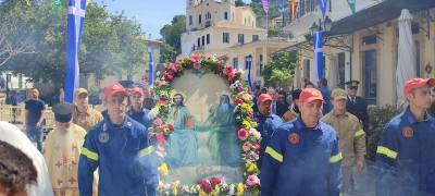 Με λαμπρότητα ο εορτασμός του Αγίου Πνεύματος στην Κυπαρισσία