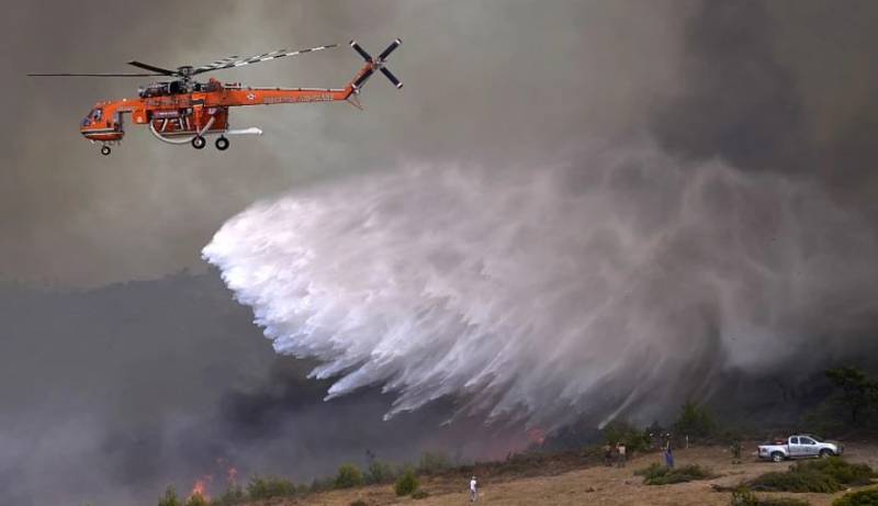 Υπό έλεγχο η φωτιά στη Χίο - Έκαψε περίπου 600 στρέμματα δασικής έκτασης