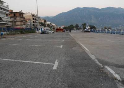Κλειστό σήμερα και αύριο το πάρκινγκ στο λιμάνι της Καλαμάτας