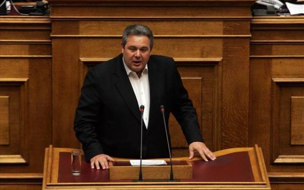 Καμμένος: Η πρόταση των θεσμών είναι το τέλος της ύπαρξης της Ελλάδας