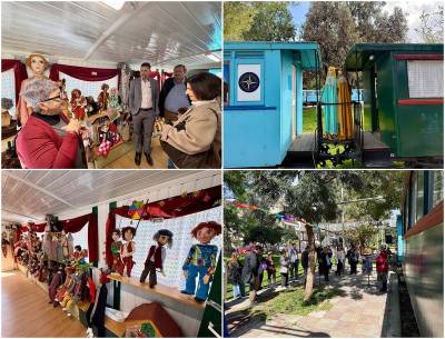 Η Καλαμάτα απέκτησε το δικό της Μουσείο Κούκλας - Ένα βαγόνι γεμάτο τέχνη (φωτο)