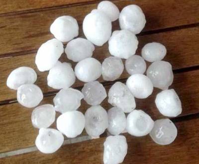 Μεγάλες ζημιές από το χαλάζι στη Μεσσηνία