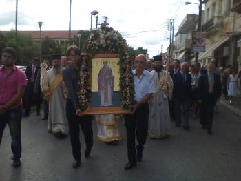 Γιόρτασαν τον πολιούχο τους οι Γαργαλιάνοι (φωτογραφίες)