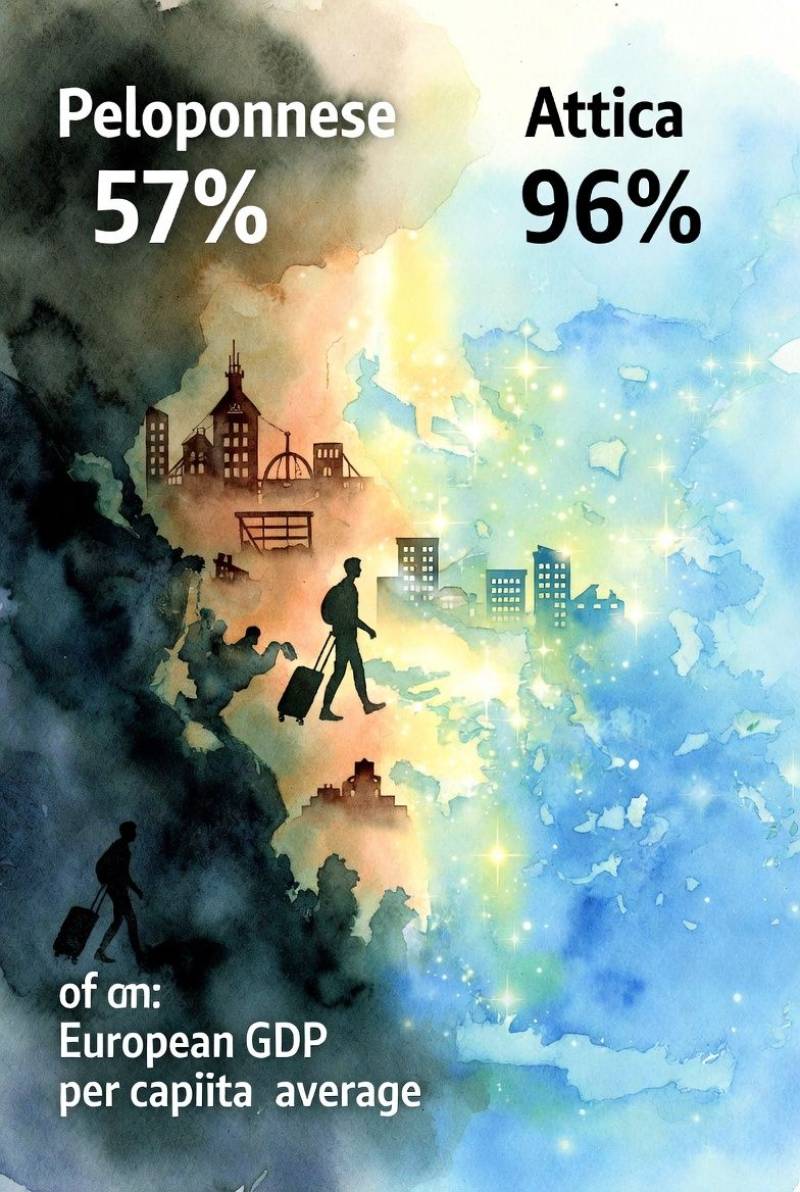 Περιφέρεια Πελοποννήσου: Η απόσταση από την Ευρώπη και ο «μαγνήτης» της Αθήνας