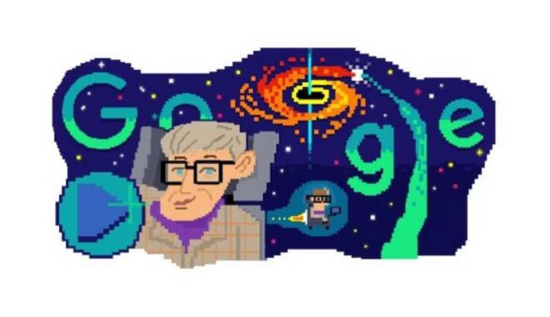 H Google τιμά με Doodle τον Stephen Hawking