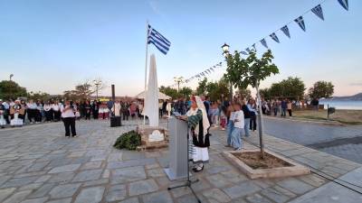 Πλήθος κόσμου στον εορτασμό της Ναυμαχίας Μεθώνης