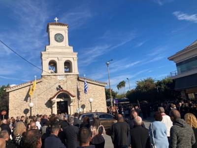 Γαργαλιάνοι: Συγκίνηση στο τελευταίο "αντίο" στον Σταύρο Καλοφωλιά