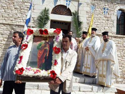 Ο Αριστομένης γιόρτασε τον Αγιο Ιωάννη 