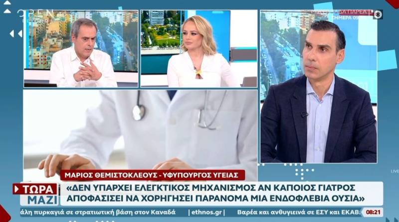 Θεμιστοκλέους: Στη χώρα μας υπάρχει πρόβλημα με τους ελέγχους στα ιατρεία, θα το βελτιώσουμε (Βίντεο)