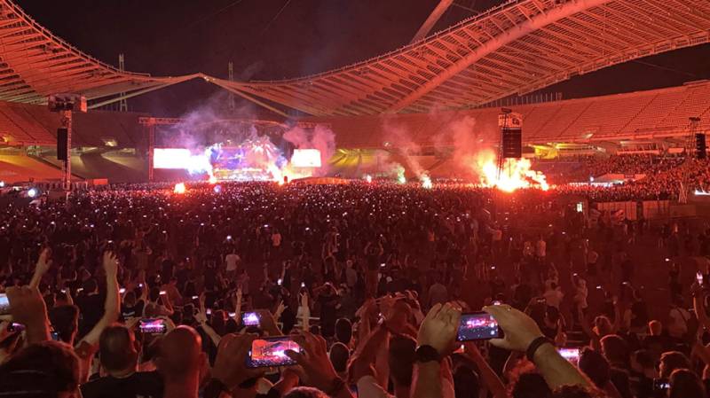 Iron Maiden: «Σεισμός» από 50.000 θεατές στη συναυλία τους στο ΟΑΚΑ (βίντεο)