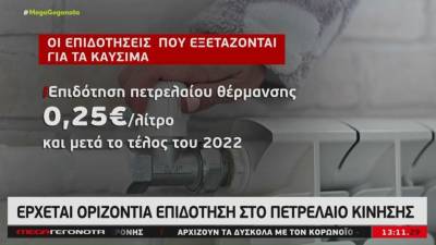 Πετρέλαιο κίνησης και θέρμανσης: Νέο πακέτο επιδοτήσεων (Βίντεο)