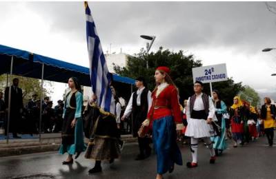 Βίντεο από τον εορτασμό της 25ης Μαρτίου στην Καλαμάτα