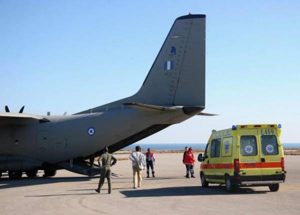 Αεροδιακομιδή δύο παιδιών σε νοσοκομεία της Αθήνας
