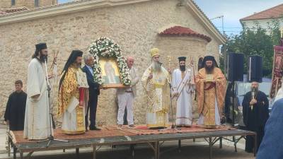 Τον πολιούχο τους Αγιο Διονύσιο Αρεοπαγίτη γιόρτασαν οι Γαργαλιάνοι