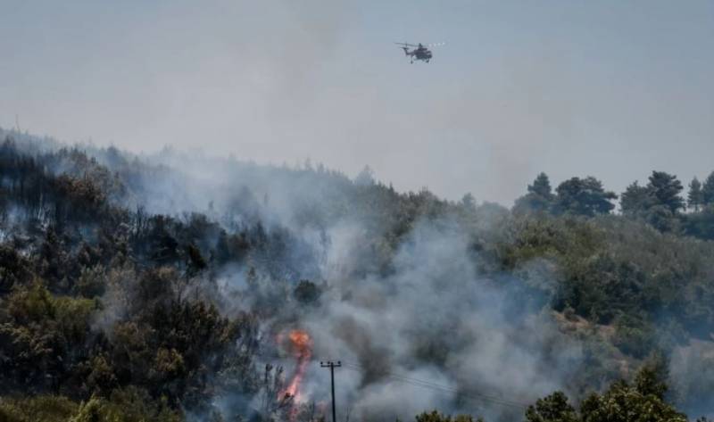 Σύλληψη υπόπτου για τη φωτιά στα Νέα Στύρα Εύβοιας