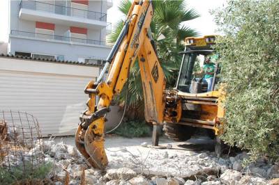 Ξεκίνησε η διάνοιξη της οδού Μπουλούκου 