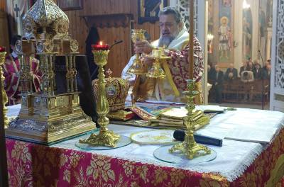 Ο Μητροπολίτης Μεσσηνίας στη Μεσσήνη