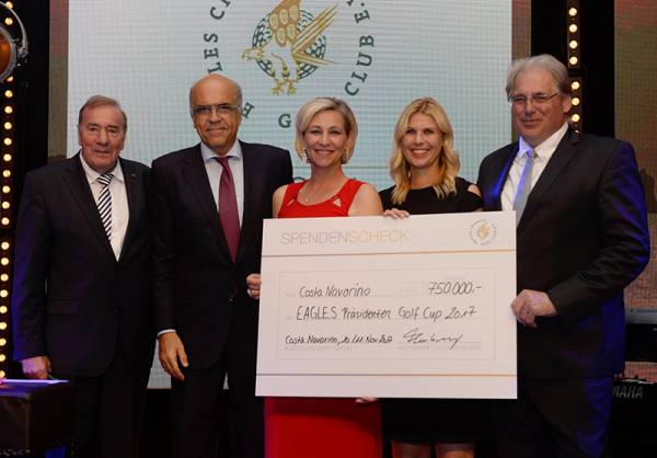 750.000 ευρώ για φιλανθρωπικό σκοπό από τουρνουά γκολφ στην Costa Navarino