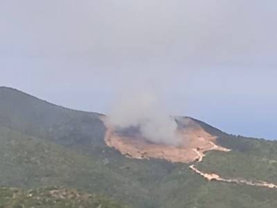 Παρέμβαση Δριμή για τη φλεγόμενη χωματερή στο Αλιμάκι