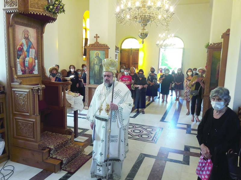 Στο μετόχι του Βουλκάνου λειτούργησε ο μητροπολίτης Μεσσηνίας