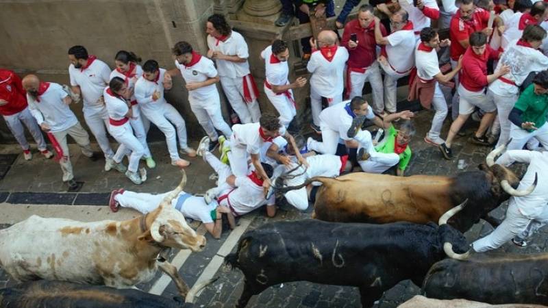 Ισπανία: 6 τραυματίες σε ταυροδρομίες, στο φεστιβάλ του Σαν Φερμίν