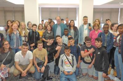 Μαθητές του Erasmus+ στο δήμαρχο Καλαμάτας