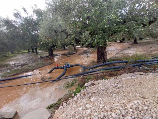 Οι αγρότες είχαν προειδοποιήσει για τις ζημιές και τον κίνδυνο πλημμυρών στην Τριφυλία