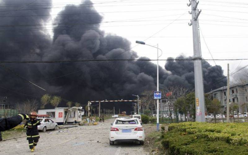 Έκρηξη σε εργοστάσιο χημικών στην Κίνα με τέσσερις νεκρούς