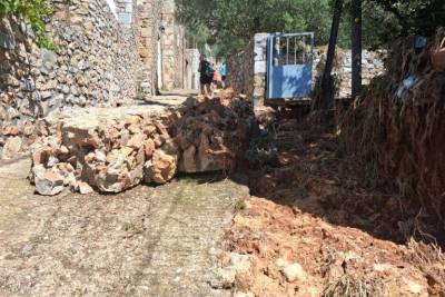 Μάνη: Μεγάλες οι καταστροφές από το σφοδρό μπουρίνι – Πάνω από 2.000 κεραυνοί σε λίγες ώρες
