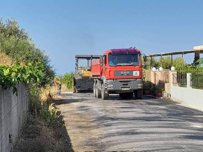 Ασφαλτοστρώσεις σε Κυπαρισσία και Φιλιατρά