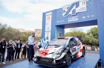 Ο πρωθυπουργός κήρυξε την έναρξη του ΕΚΟ Acropolis Rally of Gods 2021