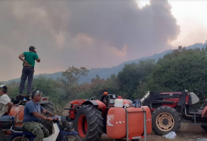 Αγροτικός Σύλλογος Χανδρινού και Περιφέρειας για τις πυρκαγιές