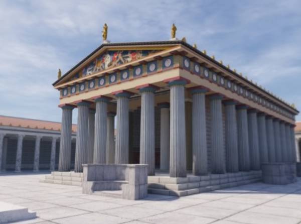 Ασκληπιείο Αρχαίας Μεσσήνης - Δείτε το Ιερό του χώρου σε τρισδιάστατη απεικόνιση