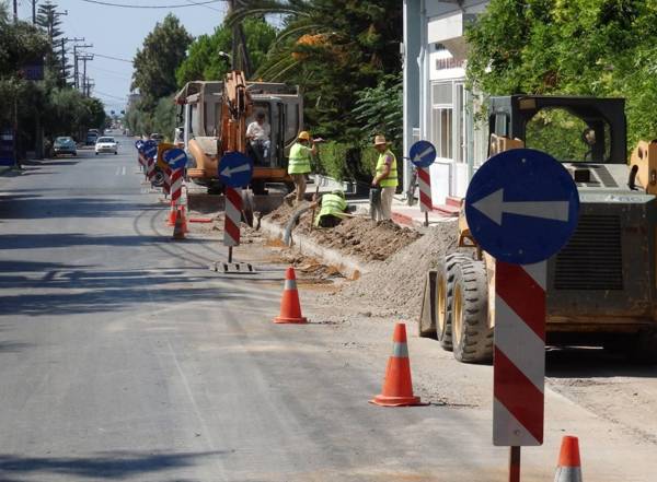 Ξεκίνησε πάλι το έργο ύδρευσης στην Καλαμάτα