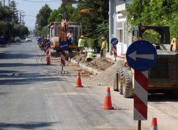 Ξεκίνησε πάλι το έργο ύδρευσης στην Καλαμάτα