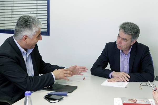 Ο Καφαντάρης με ΚΕΔΕ στο υπουργείο Αγροτικής Ανάπτυξης 