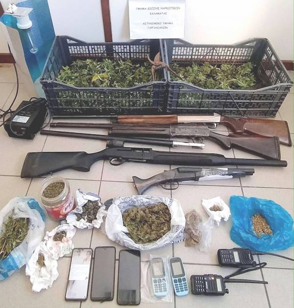 7 συλλήψεις για διακίνηση ναρκωτικών σε Μεσσήνη, Πυλία και Τριφυλία