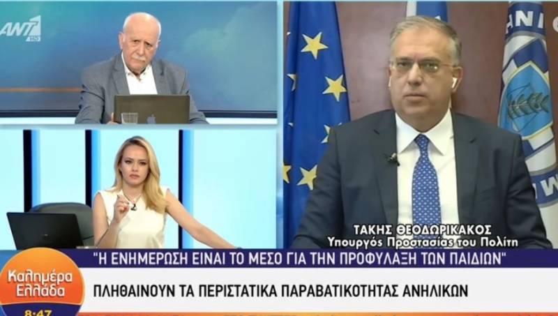 Θεοδωρικάκος:  Υπάρχει έξαρση της παραβατικότητας των ανηλίκων (Βίντεο)