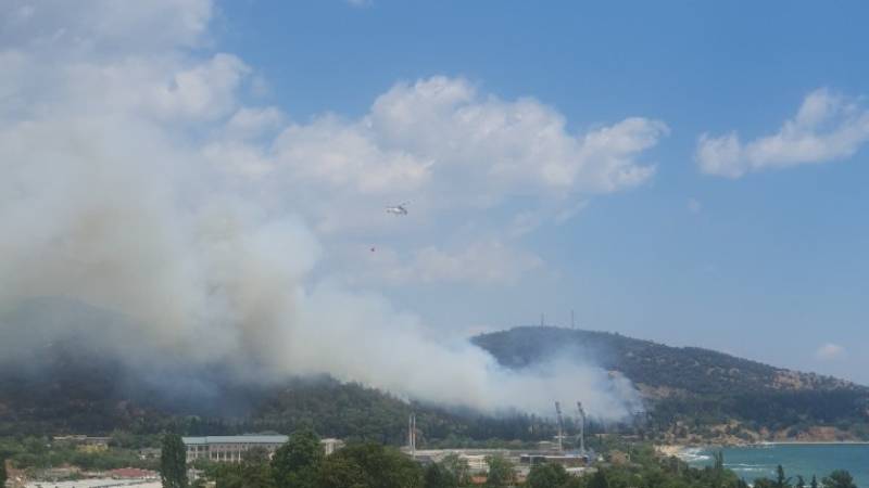 Πύρινη απειλή στην Καβάλα κοντά σε κατοικημένη περιοχή (βίντεο)