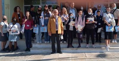 Επίσκεψη μαθητών από τρεις χώρες στο 13ο Δημοτικό Καλαμάτας