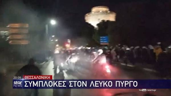 Επεισόδια σε συγκέντρωση αρνητών της μάσκας στη Θεσσαλονίκη (βίντεο)