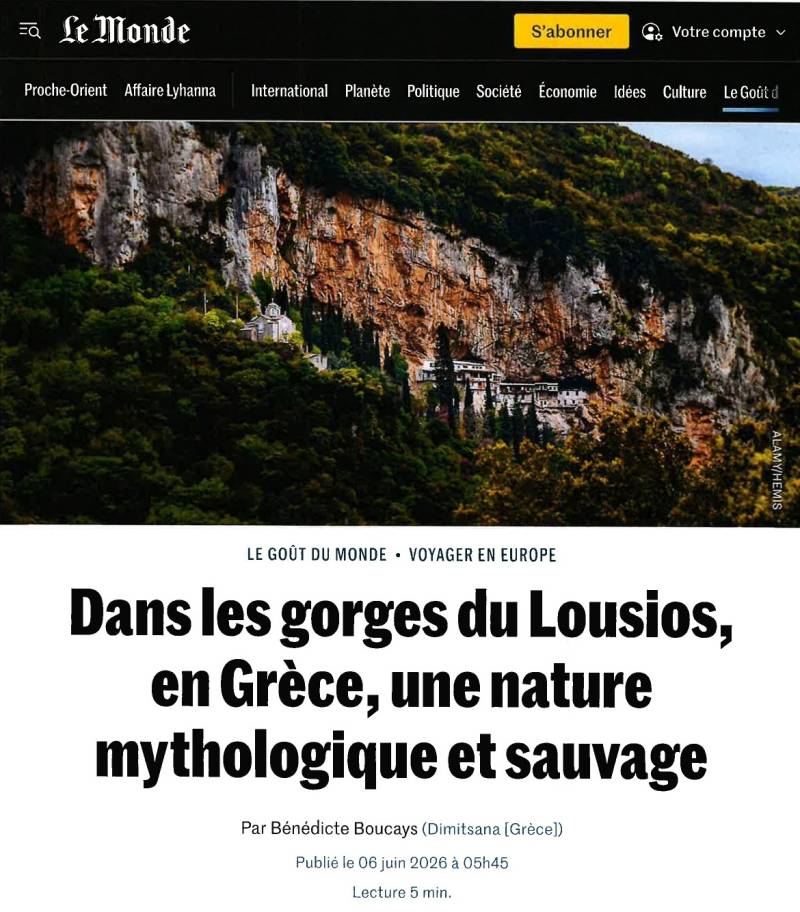 Προβολή της Πελοποννήσου σε γαλλικά μέσα ενημέρωσης